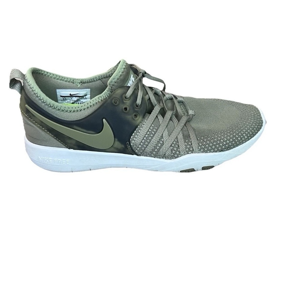 Nike Free TR 7 Womens Size 8.5 Olive Camo Training Running Shoes 904649-200